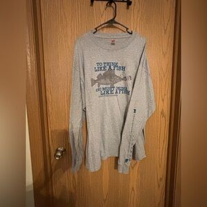 Drink Wisconsibly Graphic Fishing Long Sleeve Tee